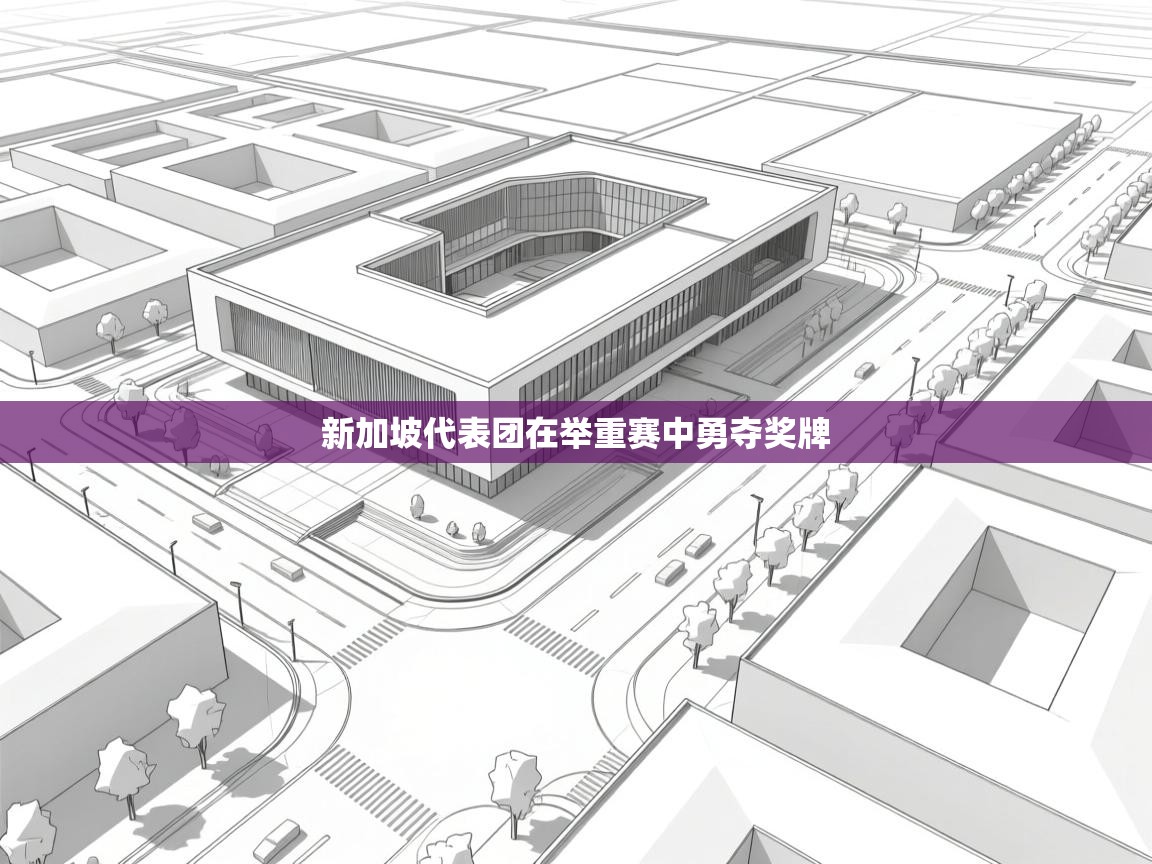 新加坡代表团在举重赛中勇夺奖牌